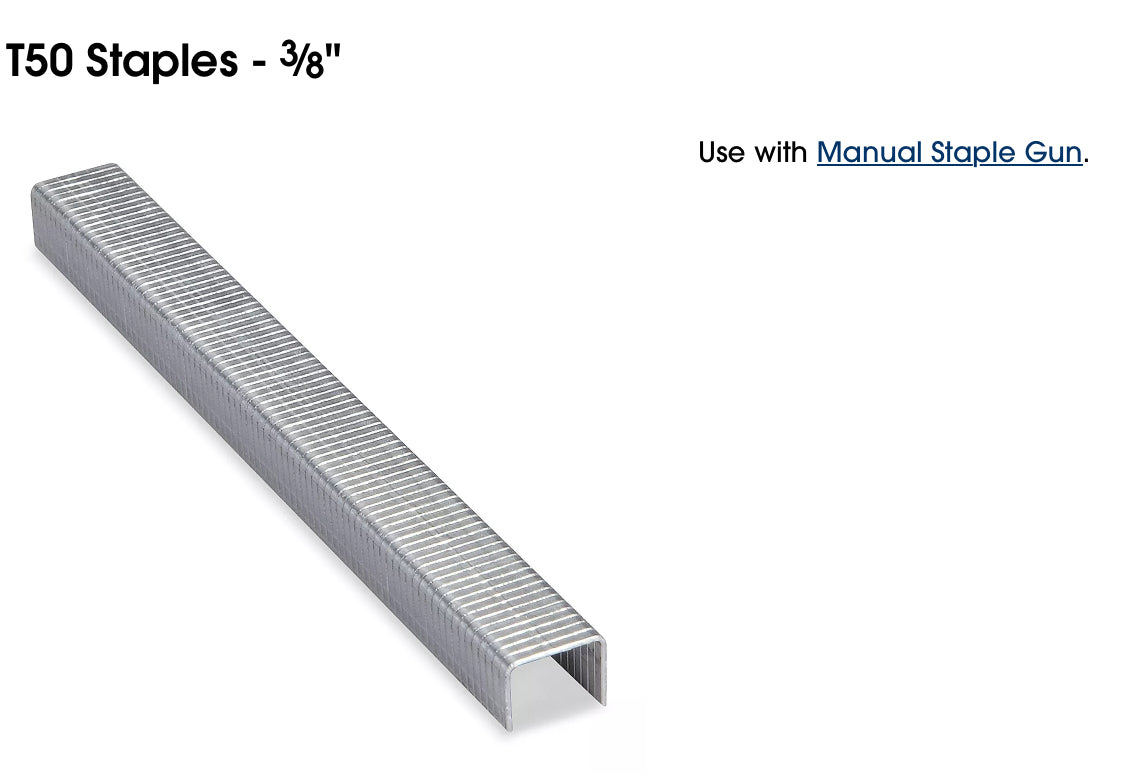 T50 3/8" Heavy-Duty Staples (5,000 Count)